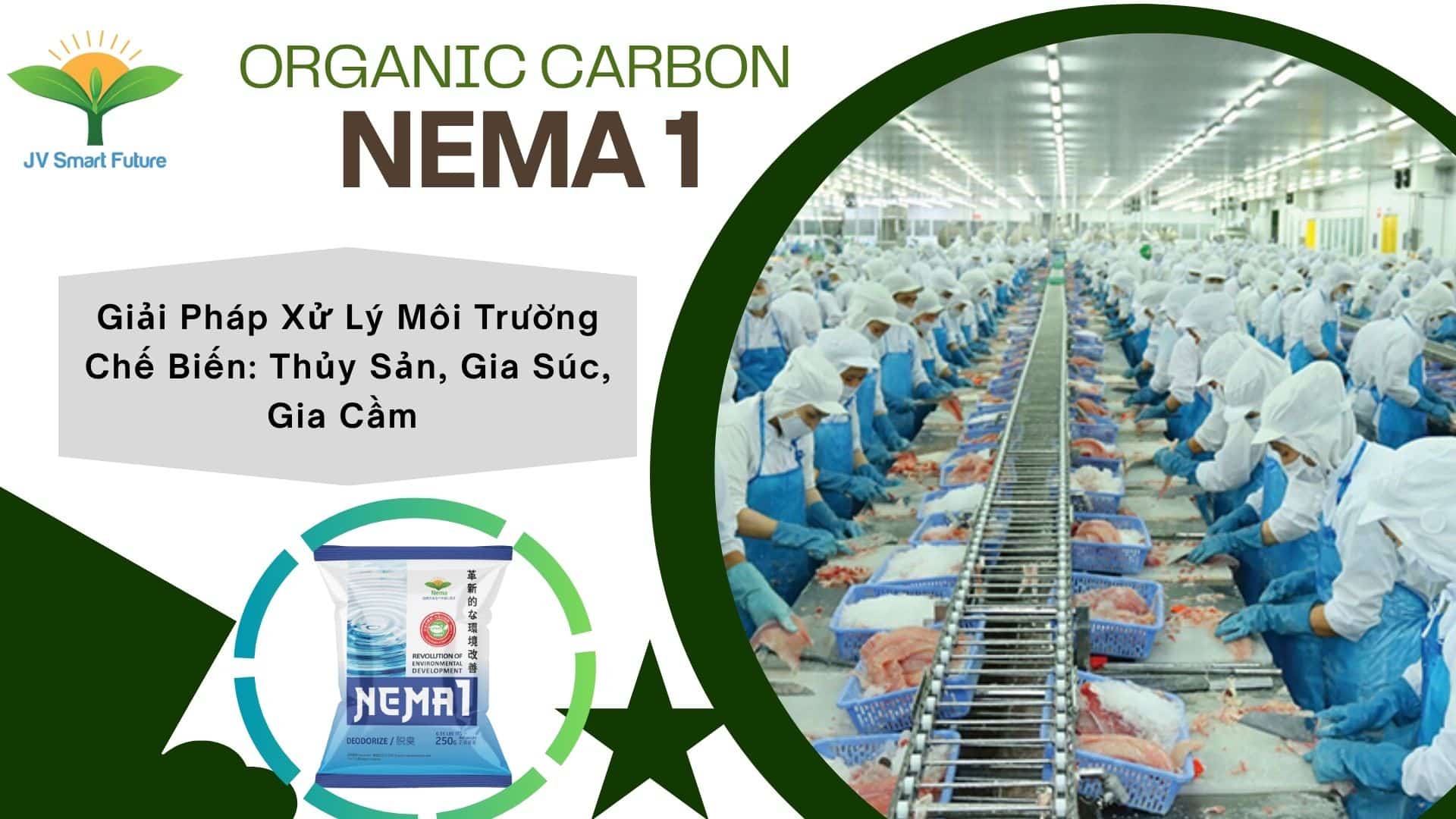 Organic Carbon xử lý mùi chế biến thủy sản