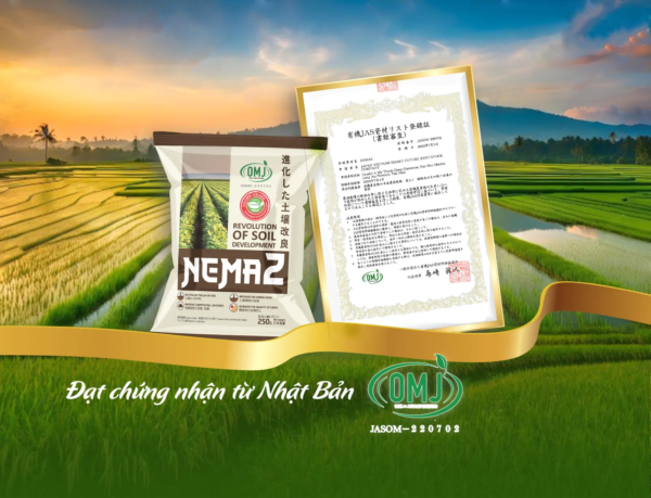 NEMA2 Certified Organic by Japan’s JAS-OMJ