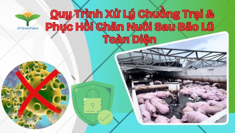 Quy Trình Xử Lý Chuồng Trại & Phục Hồi Chăn Nuôi Sau Bão Lũ Toàn Diện