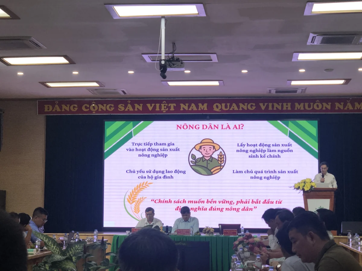 Toàn cảnh hội thảo Nông dân Chuyên nghiệp và Thông minh