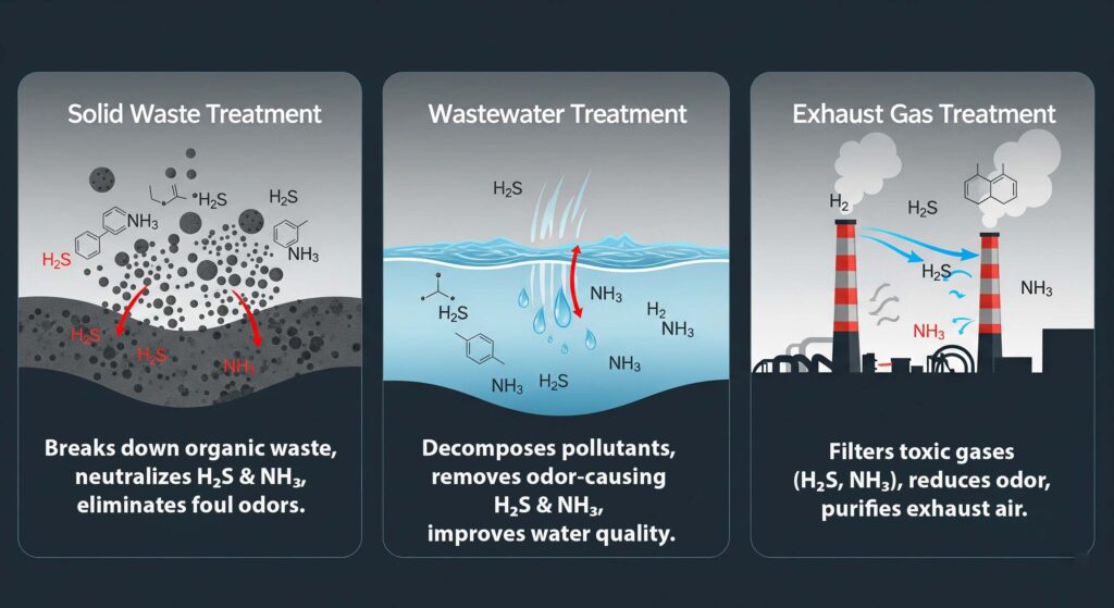 HOME 43 Organic Carbon Waste, wastewater, exhaust gas treatment
