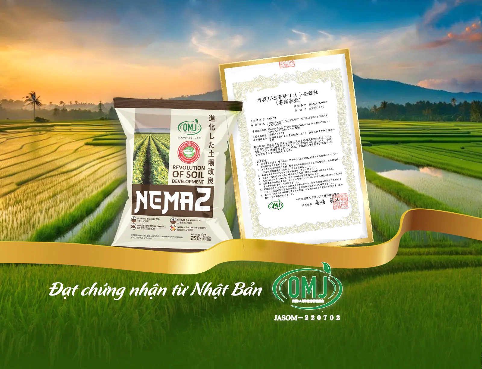 JVSF tái chứng nhận hữu cơ Nhật Bản JVS-OMJ