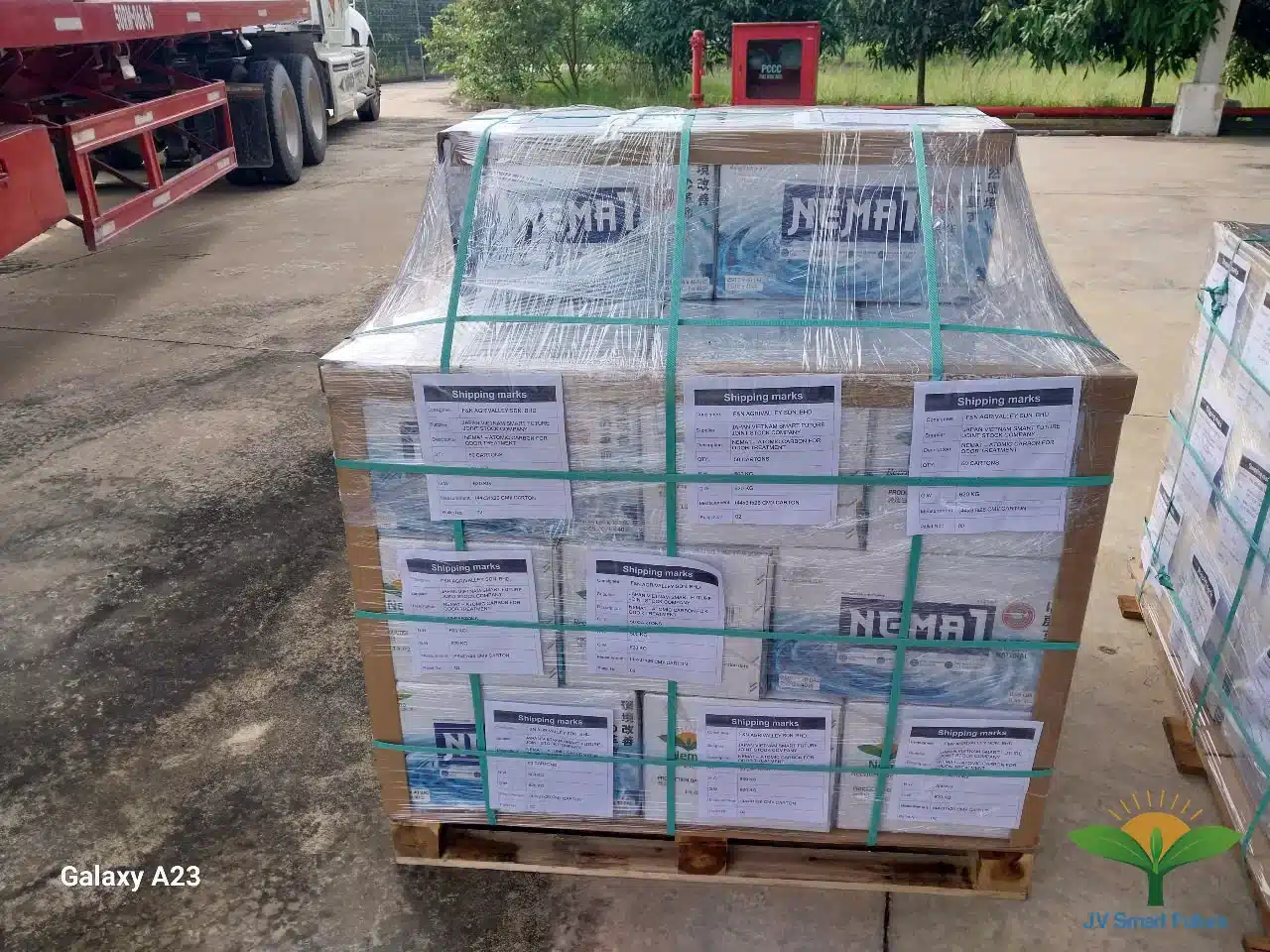 A Comprehensive Solution for Dairy Farm Environmental Management: The Landmark Partnership Between JVSF and Fraser & Neave (F&N) 9 NEMA1 shipment ready for dairy farm environmental management at F&N AgriValley
